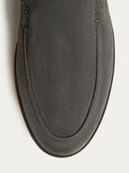 Mocassin de Camurça - Cinza escuro