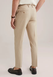 Calça de Alfaiataria Regular Fit - Bege