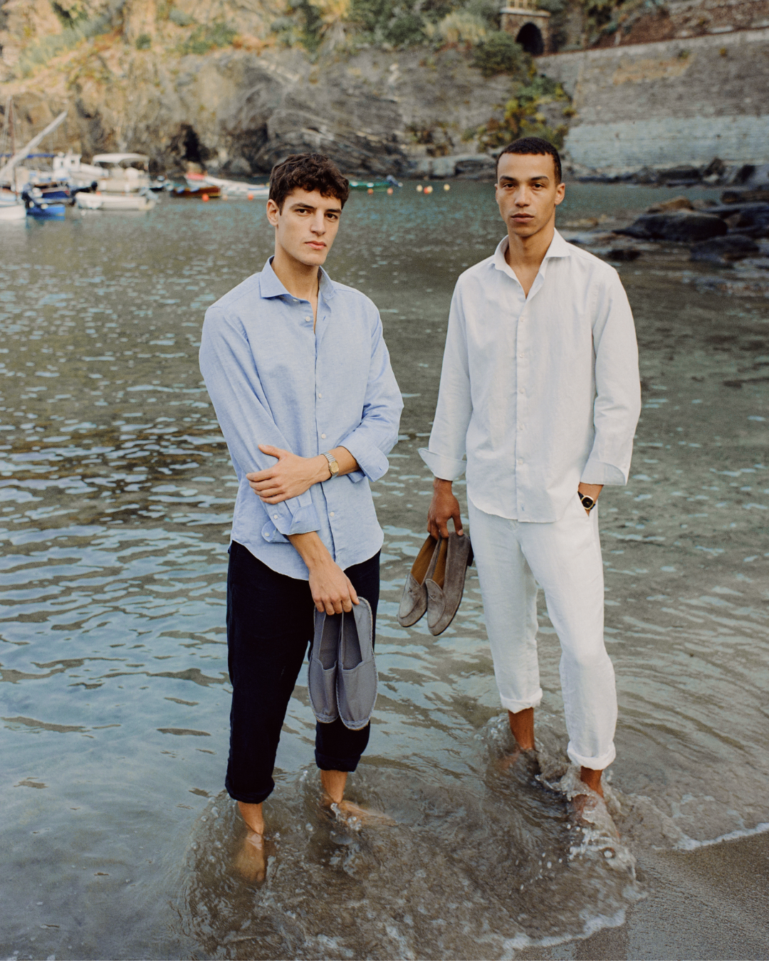 Camisa Clássica de Linho - Branco