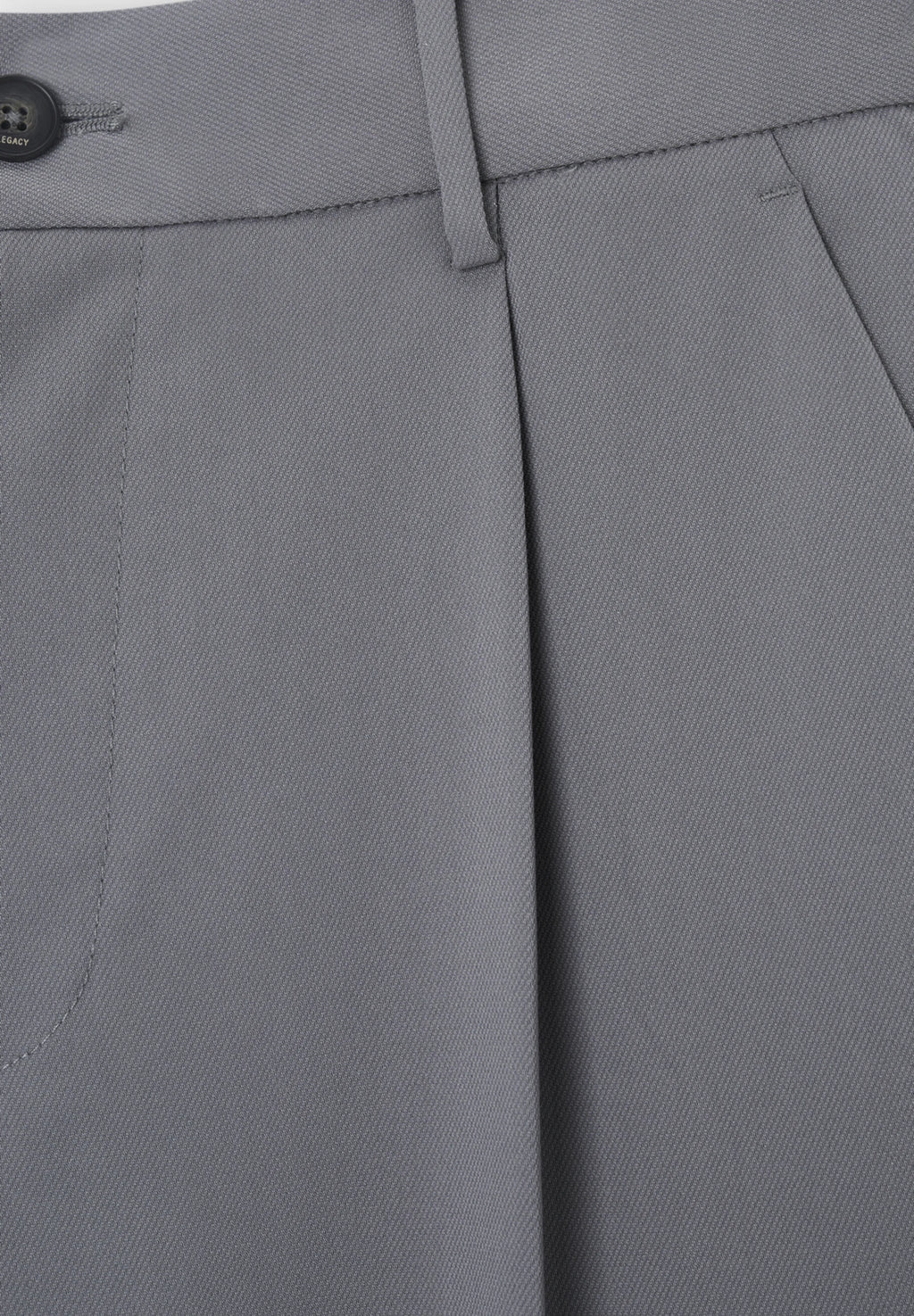 Calça Wide Fit Casual - Cinza