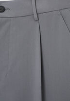 Calça Wide Fit Casual - Cinza