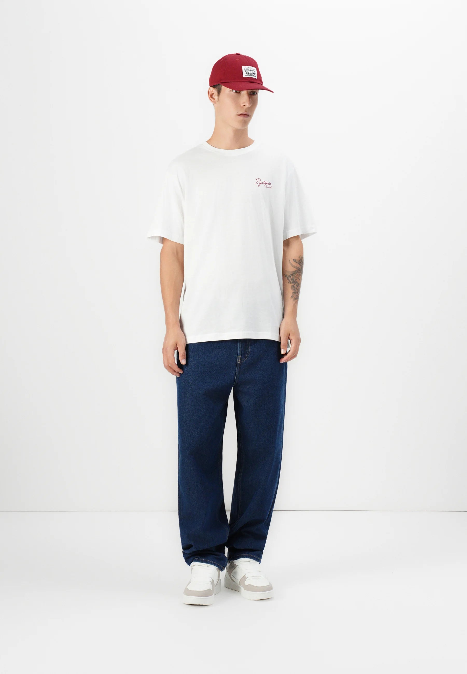 Calça Jeans Baggy - Azul Escuro