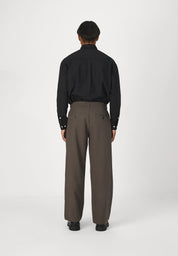 Calça Social Masculina Alfaiataria Premium Fit - Marrom