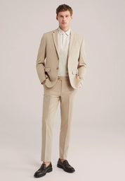 Calça de Alfaiataria Regular Fit - Bege