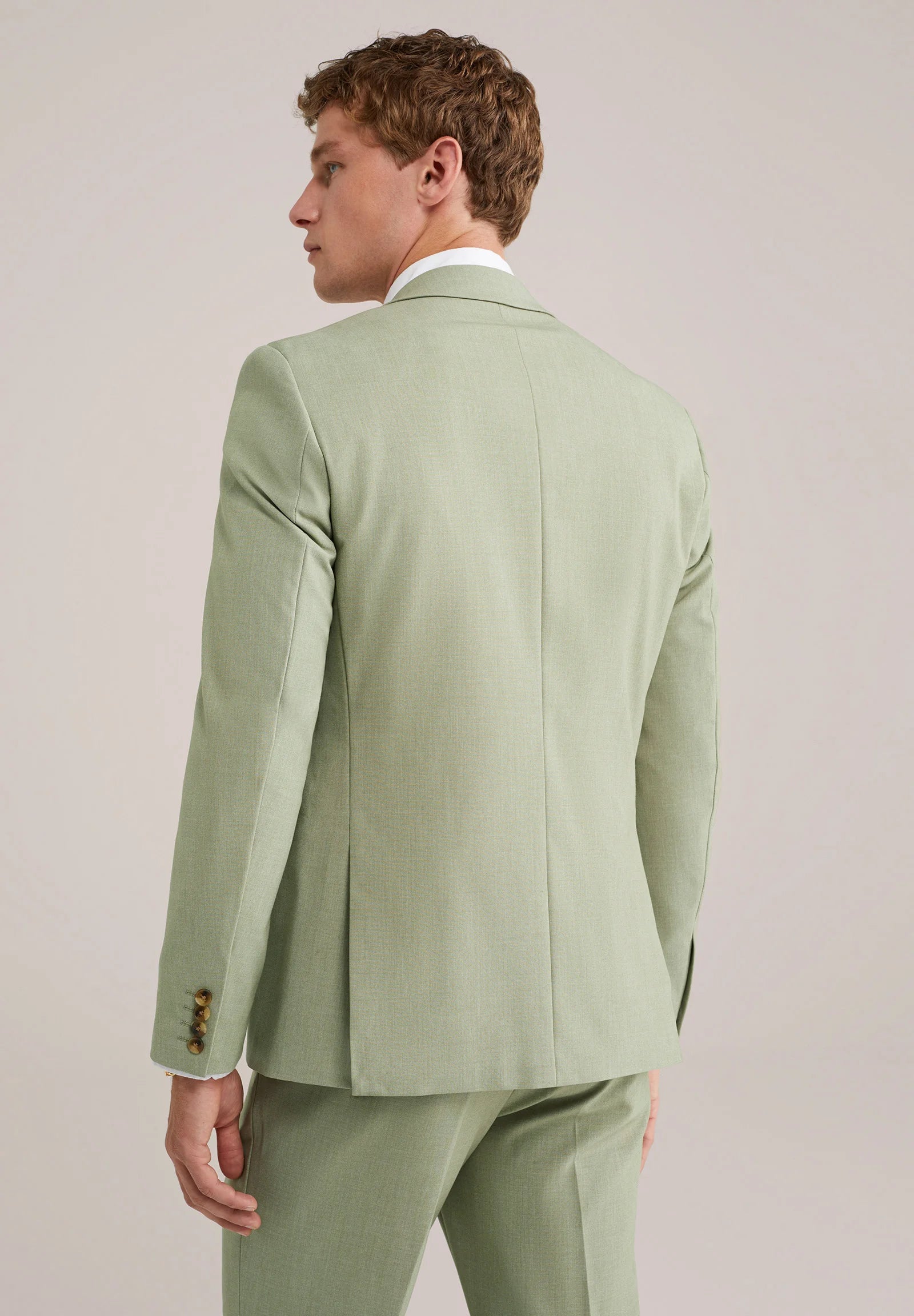 Blazer Regular Fit Alfaiataria Masculino - Verde claro
