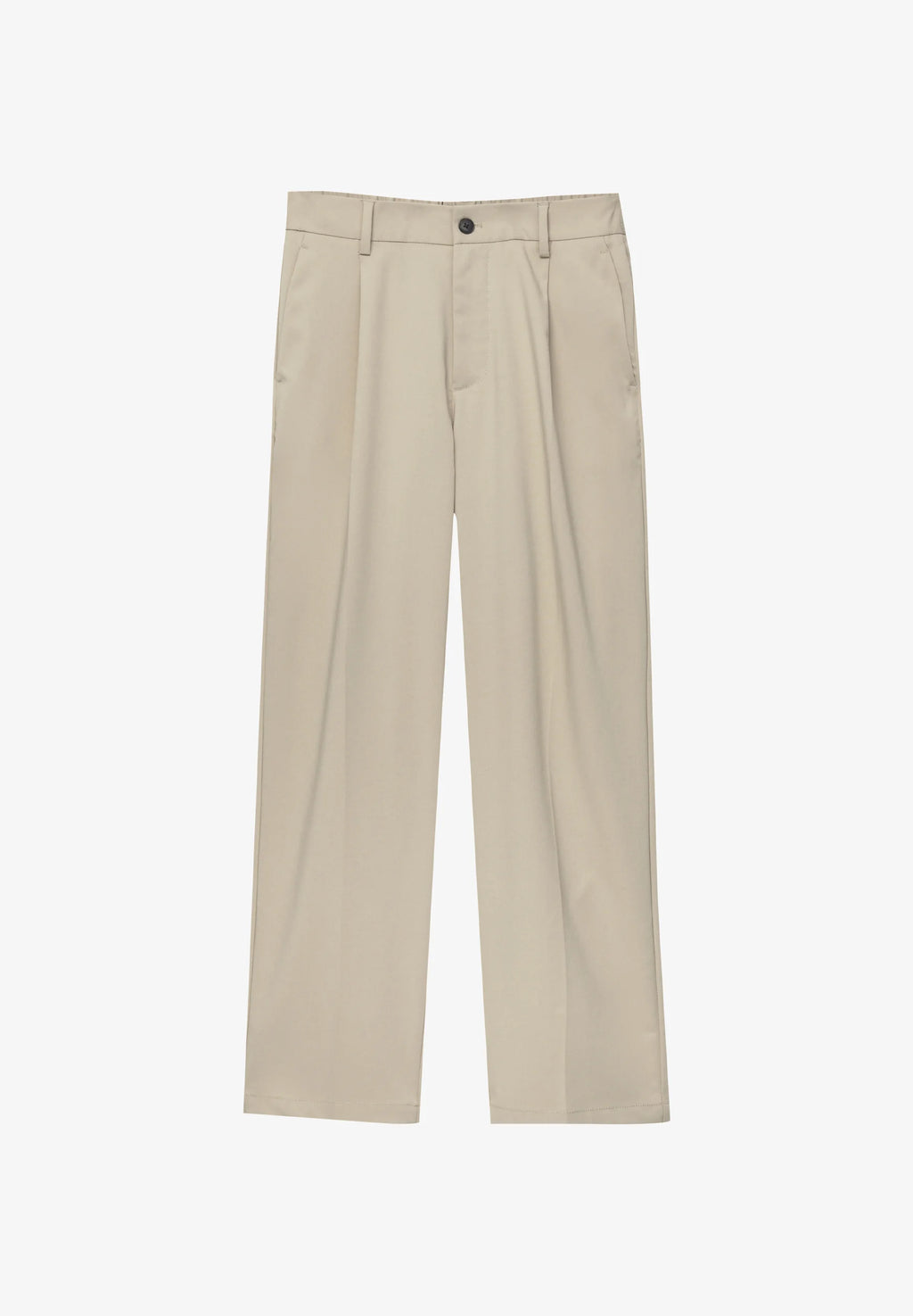 Calça Wide Fit Casual - Bege