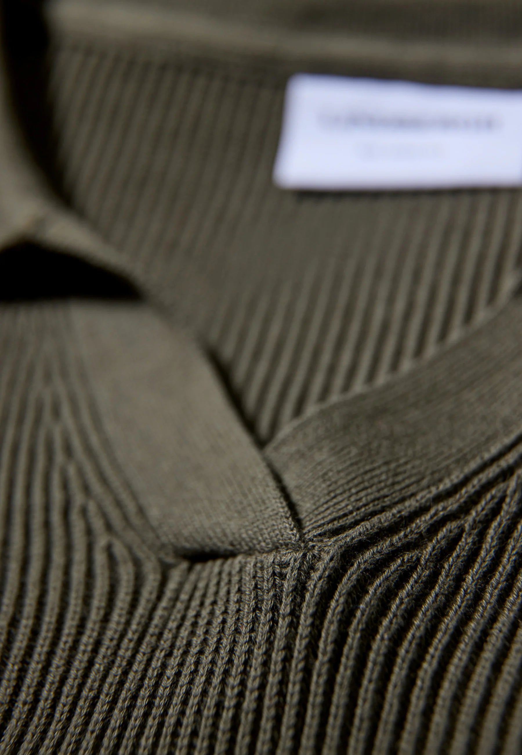 Camiseta Polo Masculina Texturizada Manga Longa - Verde