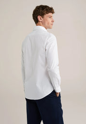 Camisa Social Masculina Alfaiataria Clássica - Branco