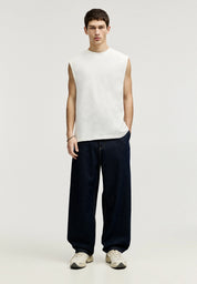 Regata Básica Gola Redonda - Branco