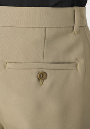 Calça Social Masculina Alfaiataria Premium Fit - Bege