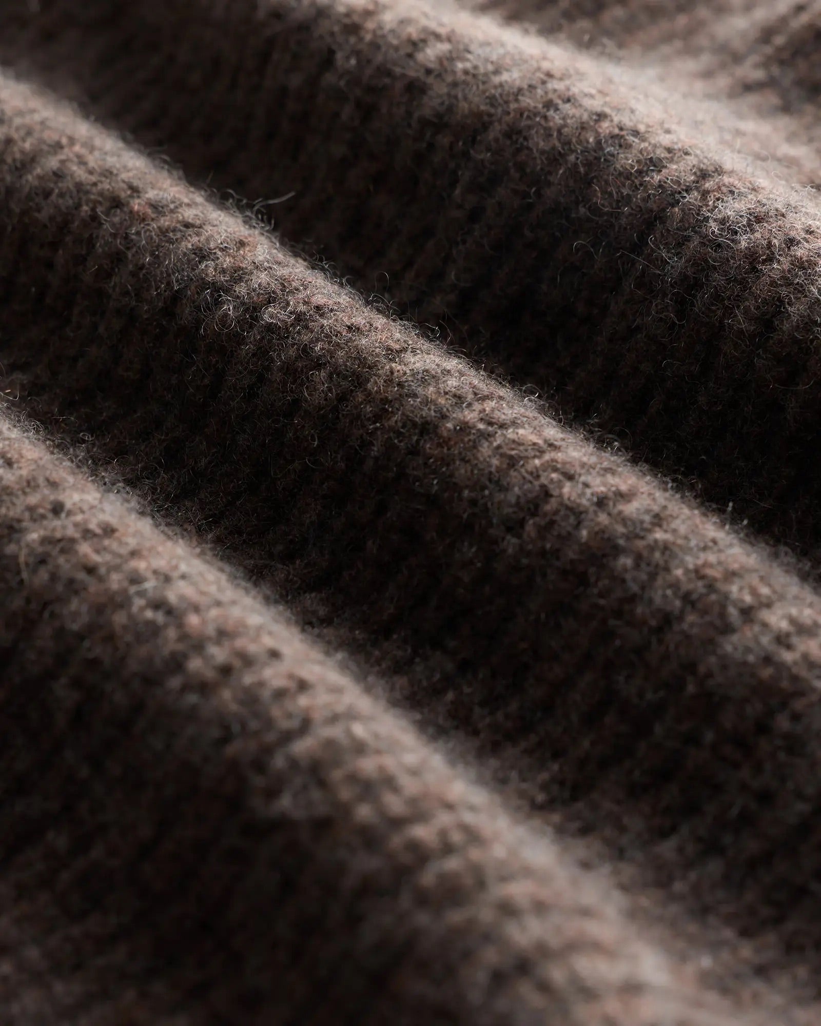 Suéter Masculino 100% Algodão com Zíper Frontal - Marrom