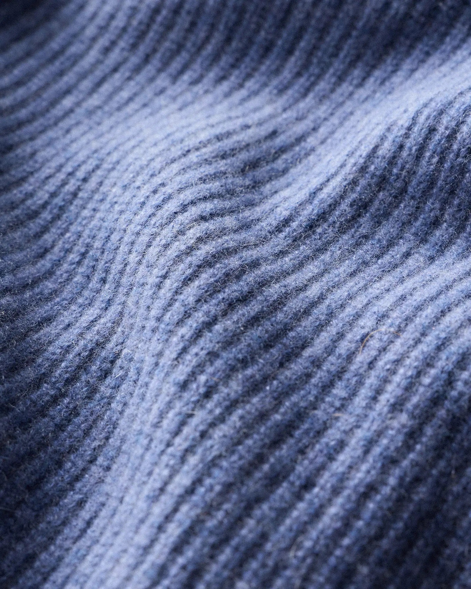 Suéter Masculino 100% Algodão com Zíper Frontal - Azul