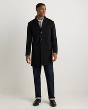 Casaco Sobretudo Masculino Longo - Preto