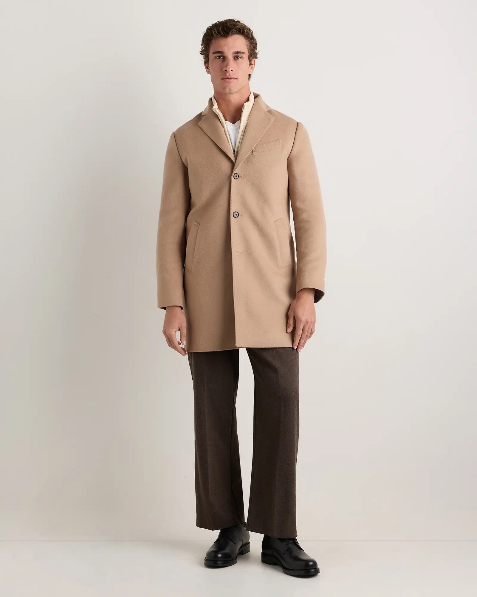 Casaco Sobretudo Masculino Longo - Bege