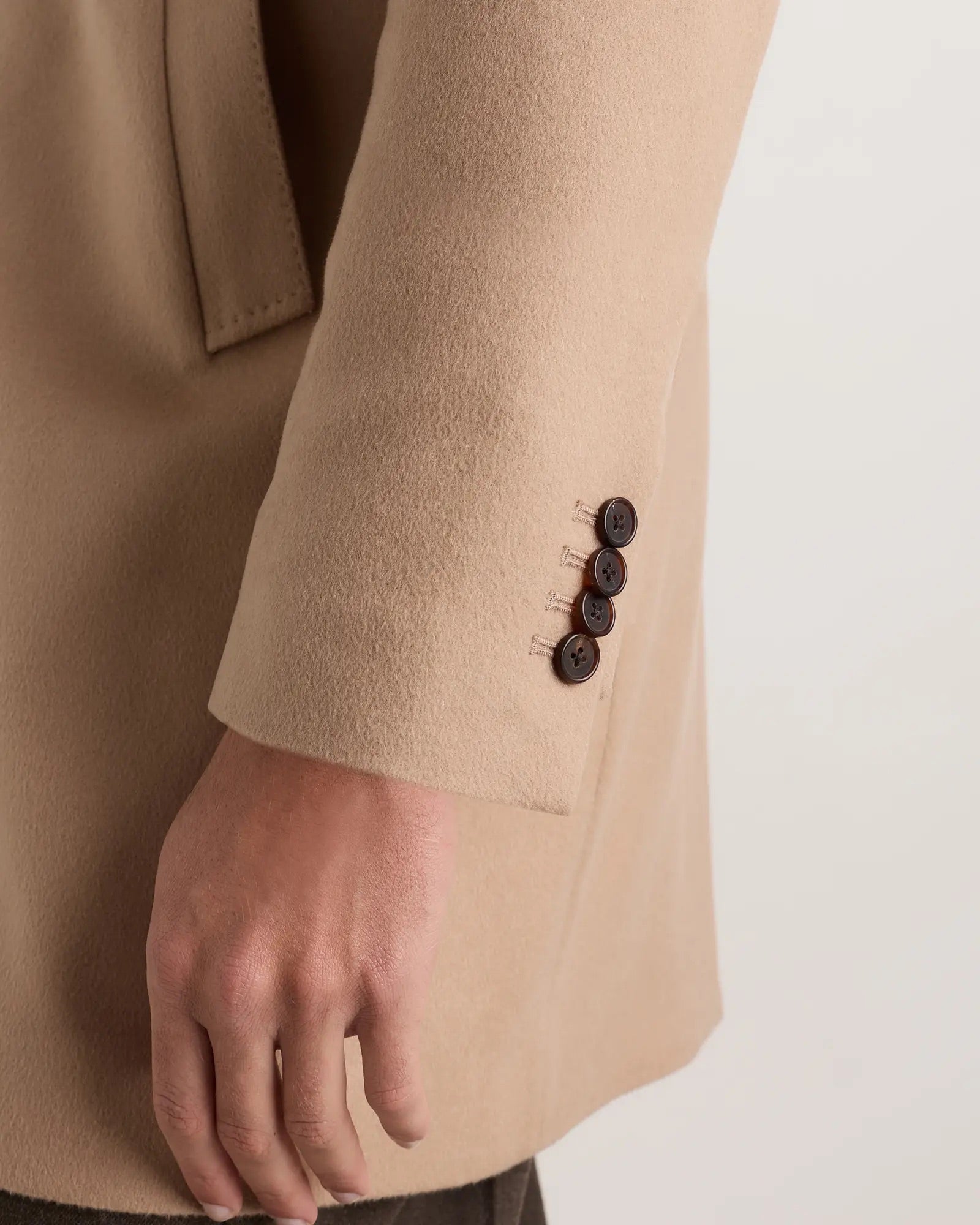 Casaco Sobretudo Masculino Longo - Bege