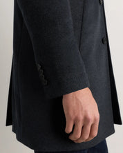 Casaco Sobretudo Masculino Longo - Cinza escuro