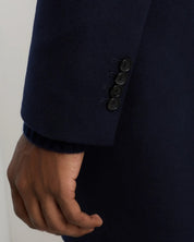 Casaco Sobretudo Masculino Longo - Azul marinho