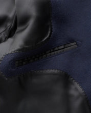 Casaco Sobretudo Masculino Longo - Azul marinho