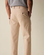 Calça Reta em Linho - Creme