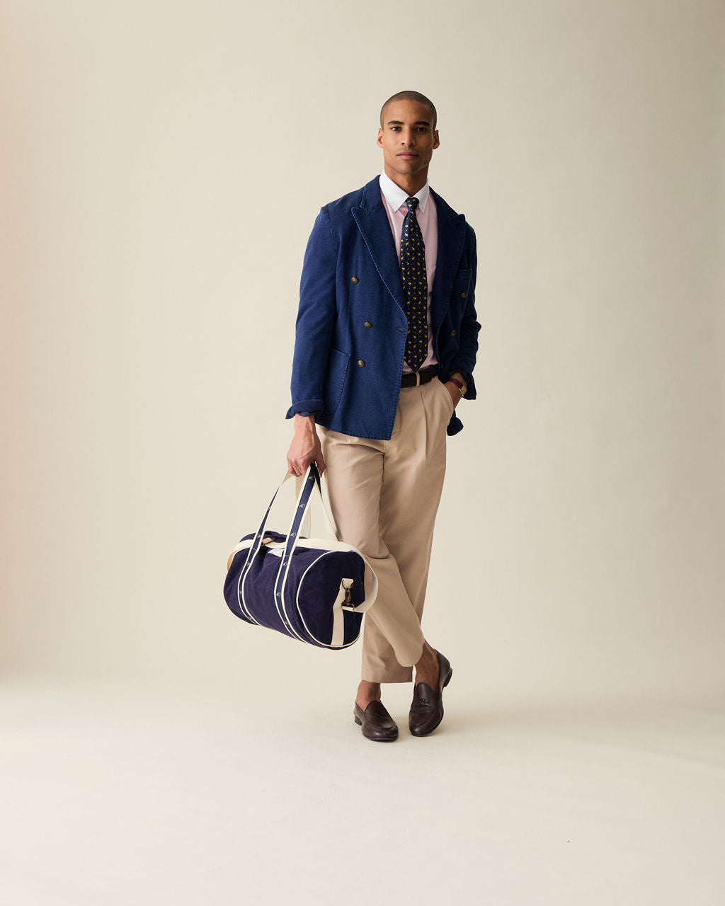 Calça Reta em Linho - Creme