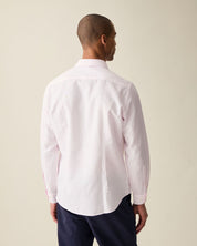 Camisa Clássica de Linho - Rosa