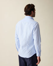 Camisa Clássica de Linho - Azul Claro