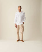 Camisa Clássica de Linho - Off white