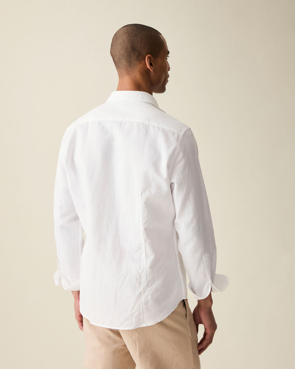 Camisa Clássica de Linho - Off white