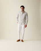 Camisa Clássica de Linho - Verde Claro