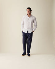 Camisa Clássica de Linho - Branco