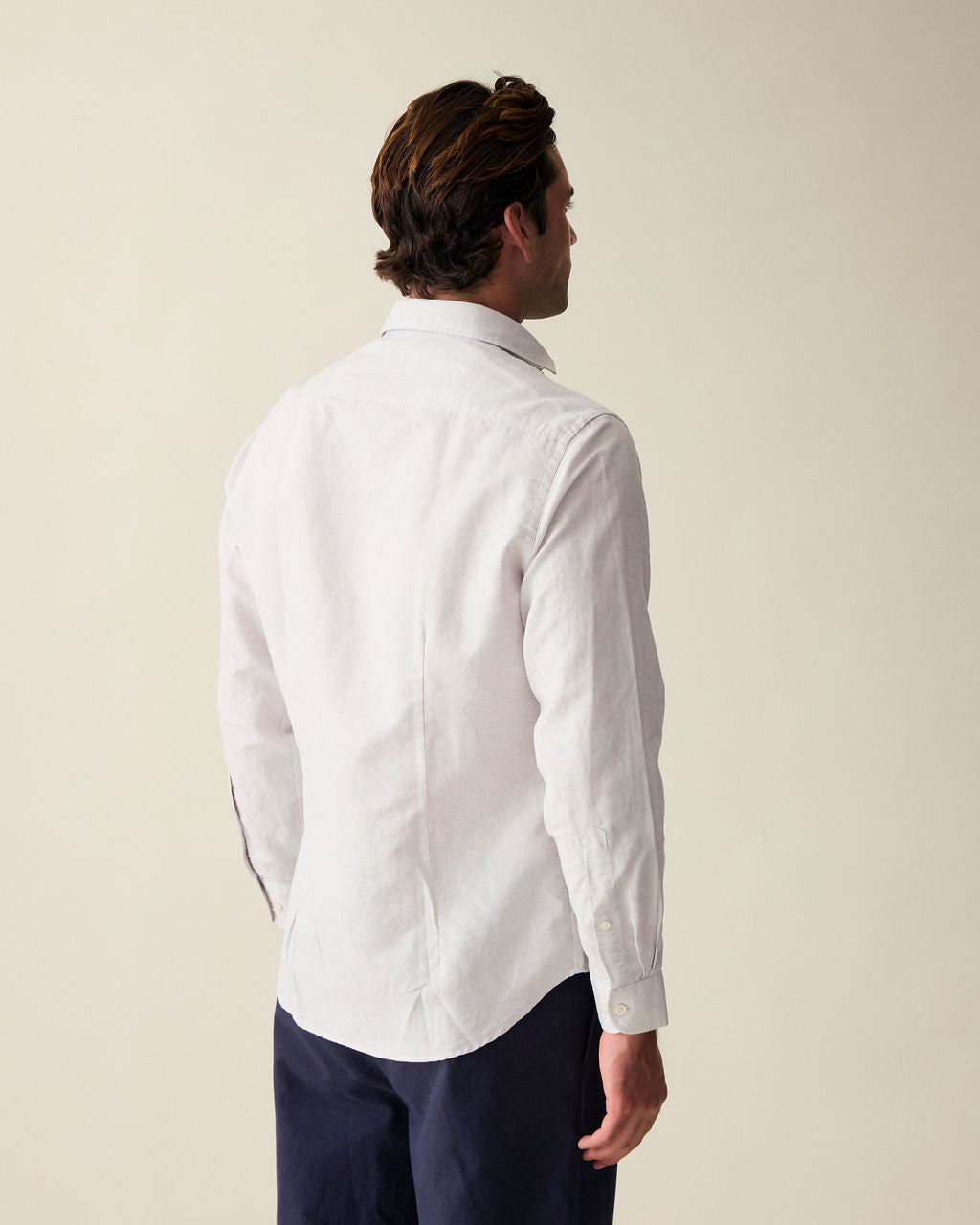 Camisa Clássica de Linho - Branco