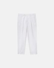 Calça Reta em Linho - Branco