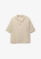 Camisa Clássica em Linho - Off white