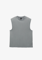 Regata Básica Gola Redonda - Chumbo