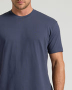 Camiseta Clássica Gola Redonda - Chumbo