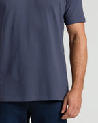 Camiseta Clássica Gola Redonda - Chumbo