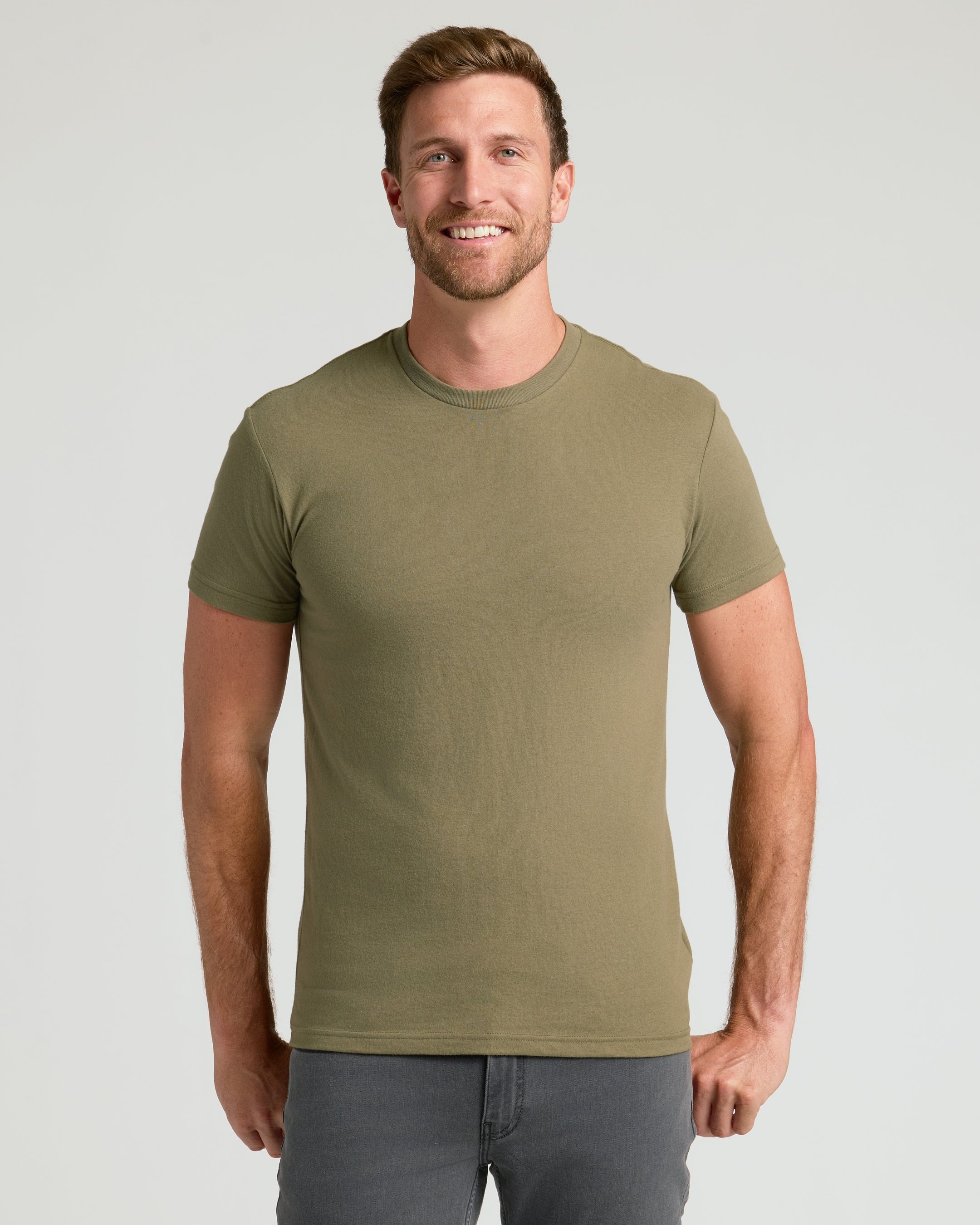Kit com 3 Camisetas Gola Redonda