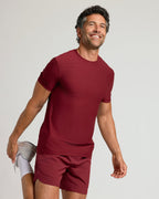 Camiseta Clássica Gola Redonda - Vinho