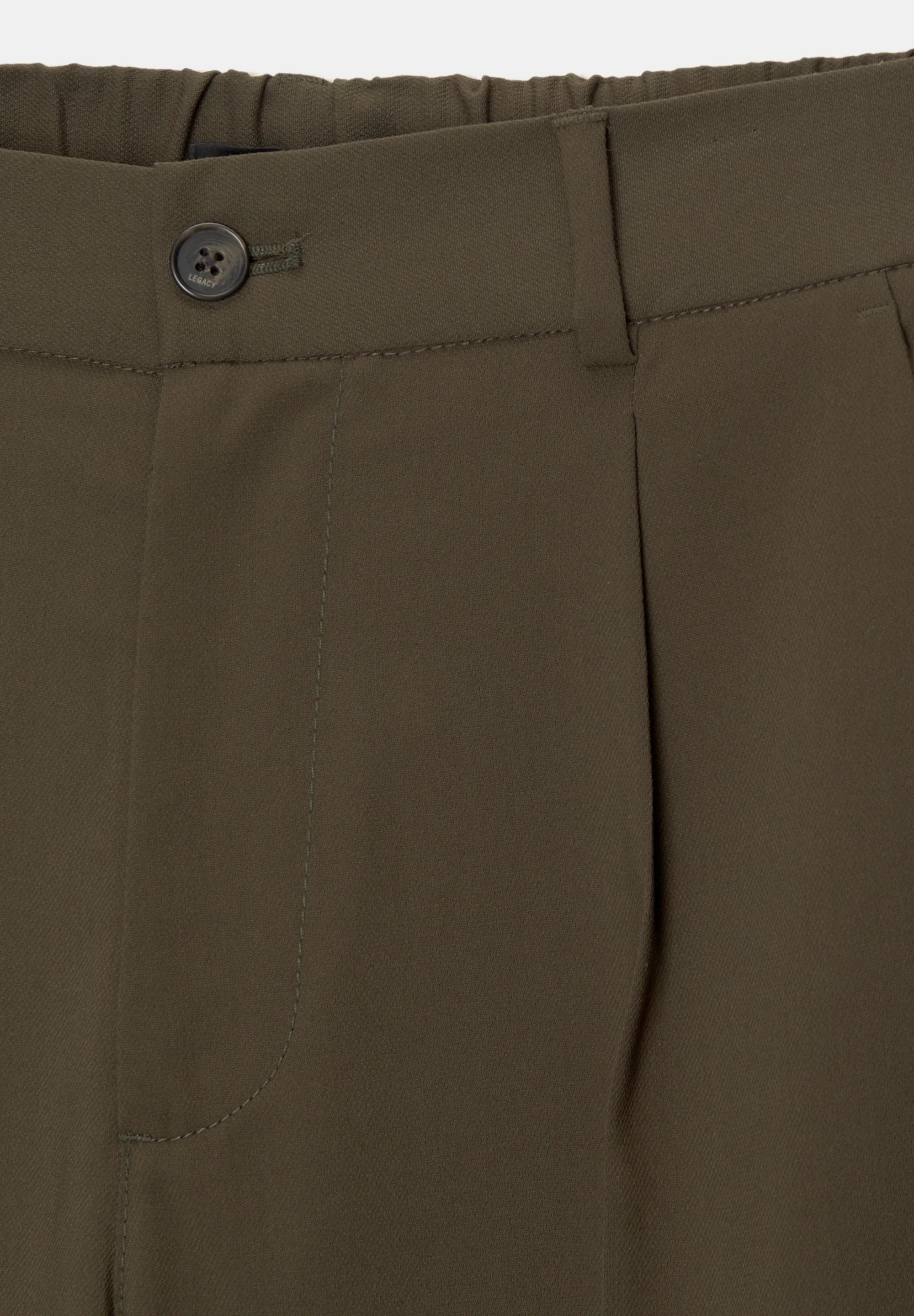 Calça Wide Fit Casual - Caqui