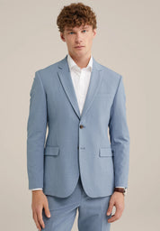 Blazer Regular Fit Alfaiataria Masculino - Azul claro