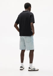 Bermuda Jeans Reta - Azul claro