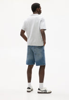 Bermuda Jeans Reta - Azul