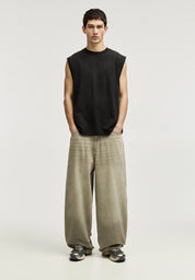 Regata Básica Gola Redonda - Preto