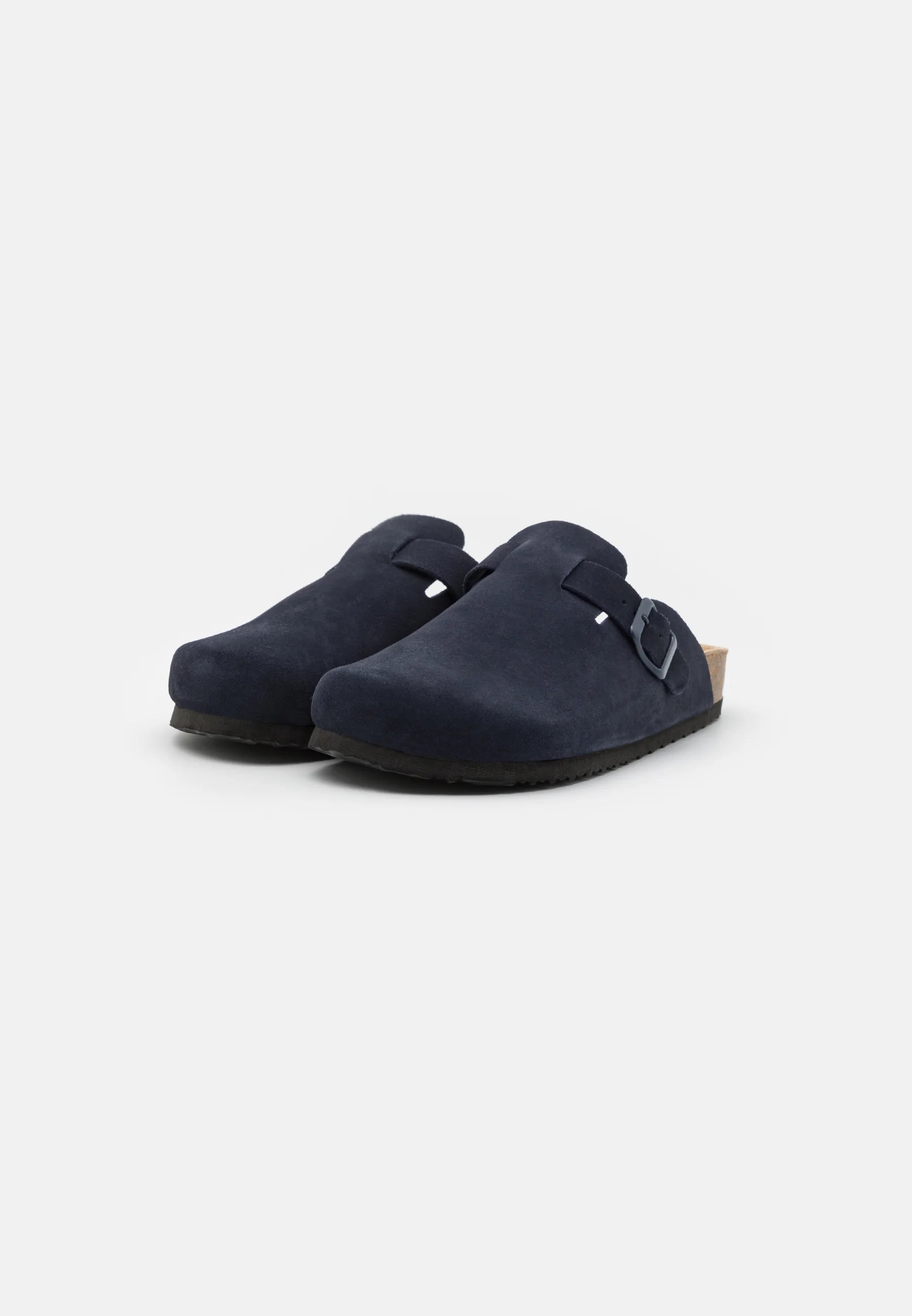 Sandália Masculina em Camurça - Azul marinho