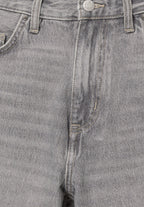 Bermuda Jeans Reta - Cinza escuro