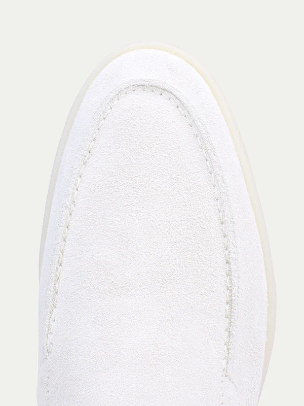 Mocassin de Camurça - Branco