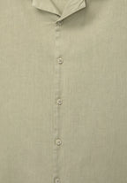 Camisa Clássica em Linho - Menta