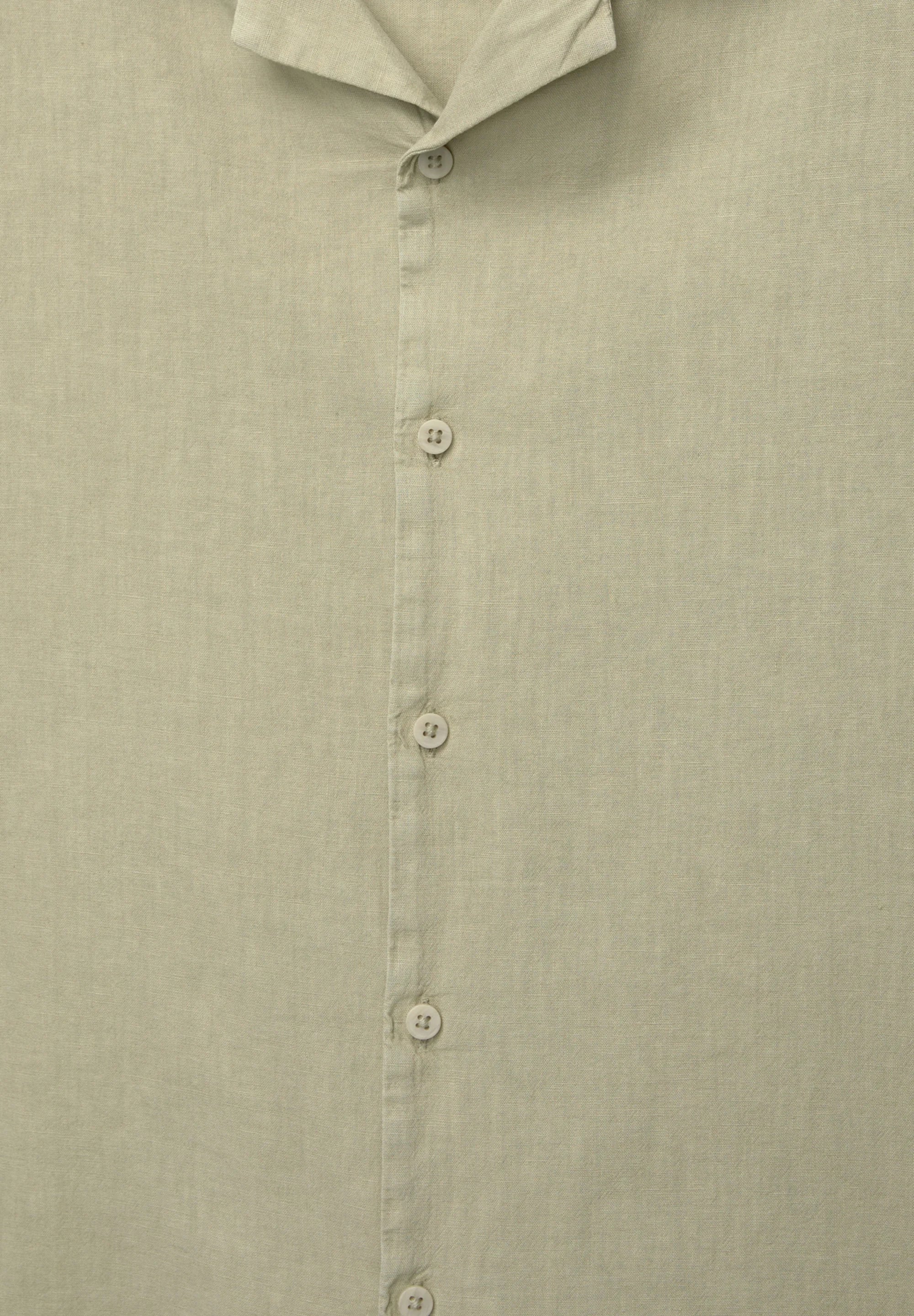 Camisa Clássica em Linho - Menta