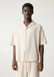 Camisa Clássica em Linho - Off white