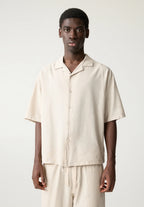 Camisa Clássica em Linho - Off white